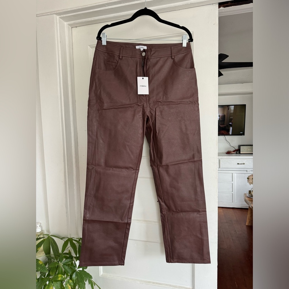 Miaou Vegan Leather Pants